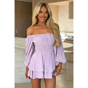 Ahoy Playsuit - Lilac
