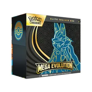 Pokemon English ME1 Mega Evolution Elite Trainer Box CARDS LIVE OPENING
