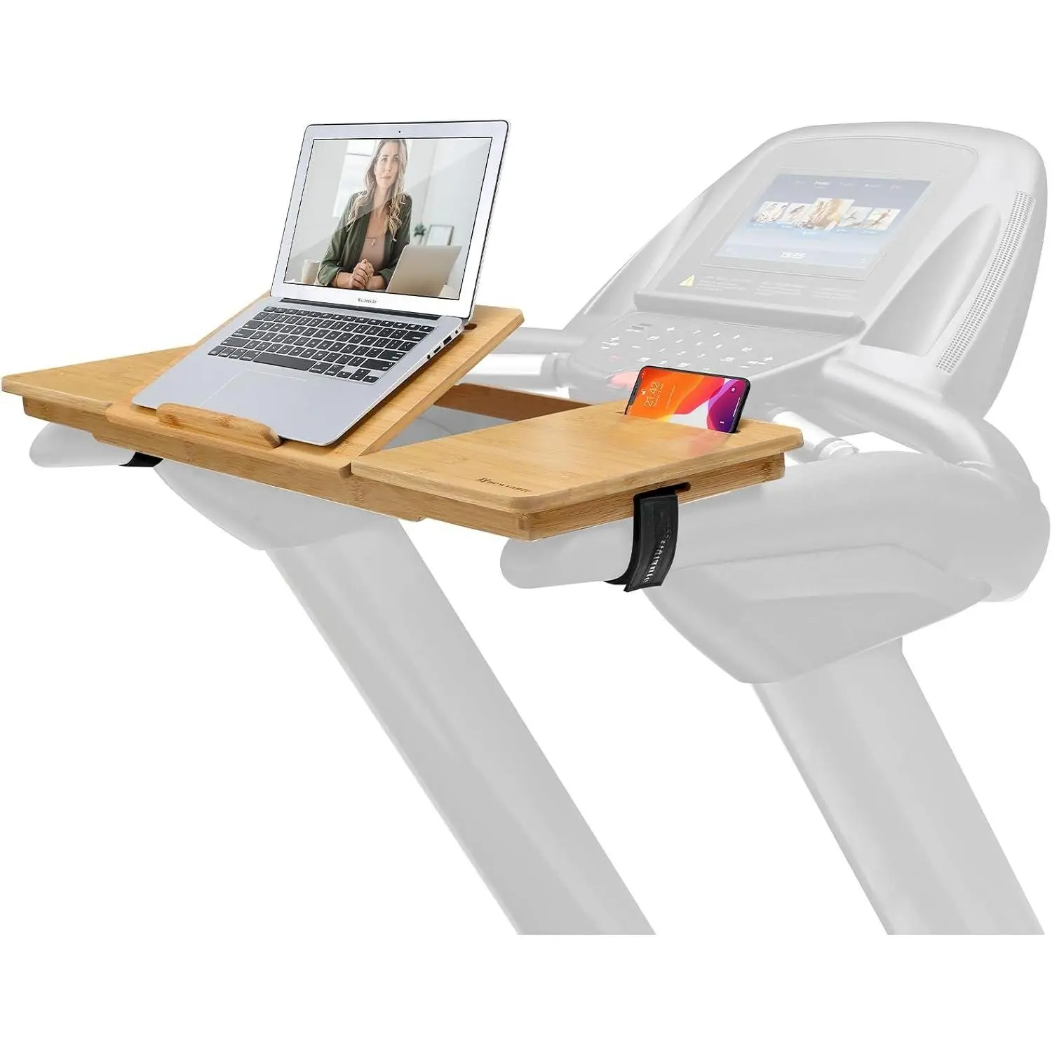 Treadmill Desk Attachment  Walking Laptop Stand Holder Workstation Adjustable Desktop Laptop Tray for Treadmill