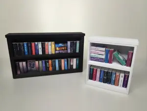 Miniature Bookcase for Mini Books | 3D Printed Shelf Display | Mini Book Shelf ONLY- No Books Included