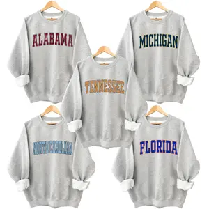 Retro Varsity College Sweatshirt Vintage Athletic Crewneck For Men Women, Game Day Sports Sweatshirt, Style Pullover, Cozy Oversized College Fan Gift, Menwear Women