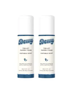 Toilet Paper Foam | Original (2 Pack) - Aloe Vera Enriched Flushable Wet Wipe Alternative Eco-Friendly & Travel-Ready