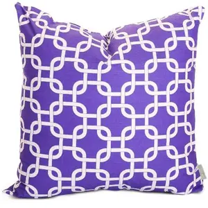 Majestic Home Purple Links Large Pillow