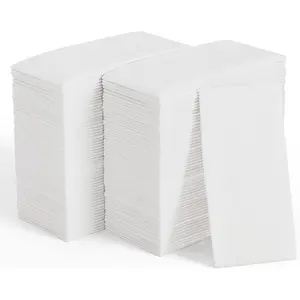 600 pack disposable paper napkins soft bathroom napkins for guests 2ply white paper hand towels for halloween wedding thanksgiving