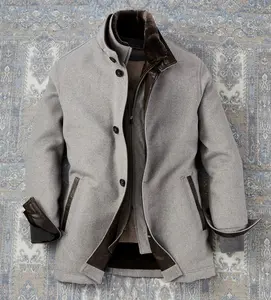 Remy Three-Quarter Length Wool-Cashmere Coat