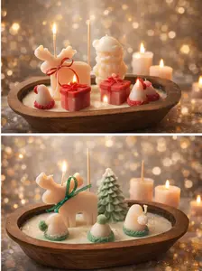 Handmade Decorative Dough Bowl Candle – Home Decor