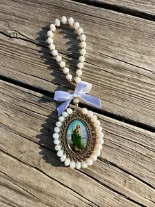 San Judas Car Blessing Decoration Unique Design Spiritual Accessory for Cars Perfect Gift for Any Occasion