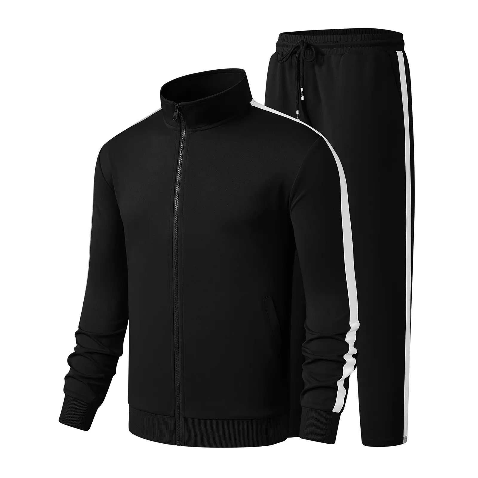 JMIERR Men's Track Suits 2 Piece Set Full Zip Sweatsuits for Men Athletic Jogging Suit Sports Outfits Sets