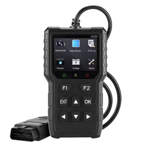 2026 New Upgraded OBD2 Scanner | Automotive Diagnostic Tool. Supports checking engine malfunction lights, clearing trouble codes, real-time data streaming, I/M readiness indicator, vehicle information access and voltage testing.