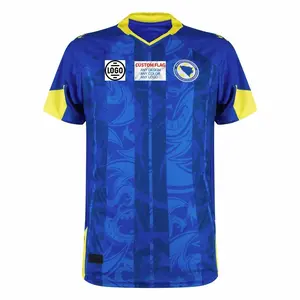 Personalized Bosnia & Herzegovina Soccer Jersey Full Set World Cup 2026, Custom Name Number Logo National Soccer Jersey 0