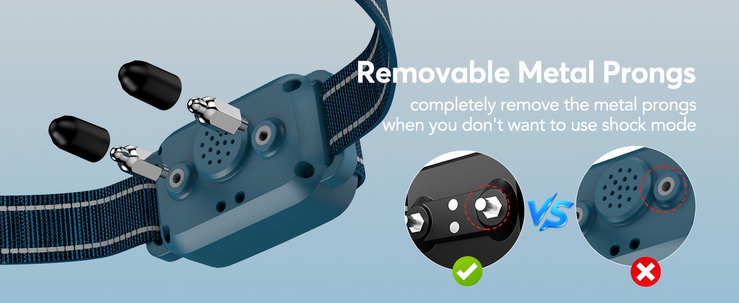 Jugbow Dog Training Collar - 4200FT with Remote, 4 Training Modes,Security Lock, IPX8 Waterproof, Rechargeable e-Collar for All Breeds,Blue 2dogs-DT68