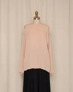 Helmut Lang Silk Back Bows Detail Blouse