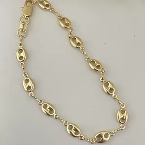 18k Gold Plated Bracelet 7.5”