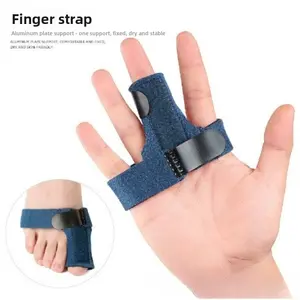 Cross-border foreign trade finger fixation belt Adjustable aluminum plate support Toe fixation Finger fracture protective cover Splint protective gear