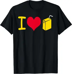 100% Cotton I Love Juice Box T-Shirt
