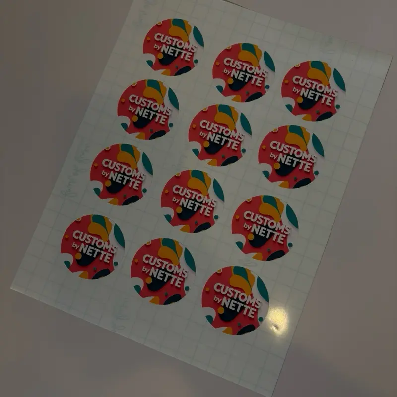 Customized logo stickers