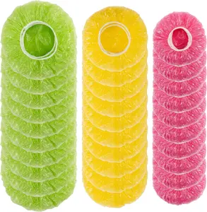 MAQIHAN 60Pcs Reusable Bowl Covers - High-Quality PE Material Elastic Fresh Keeping Bags 3 Sizes for Food Storage & Sourdough Baking Proofing Rising