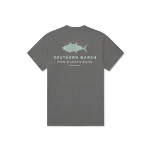 FieldTec™ Heathered Tee - Made in the Gulf - Tuna