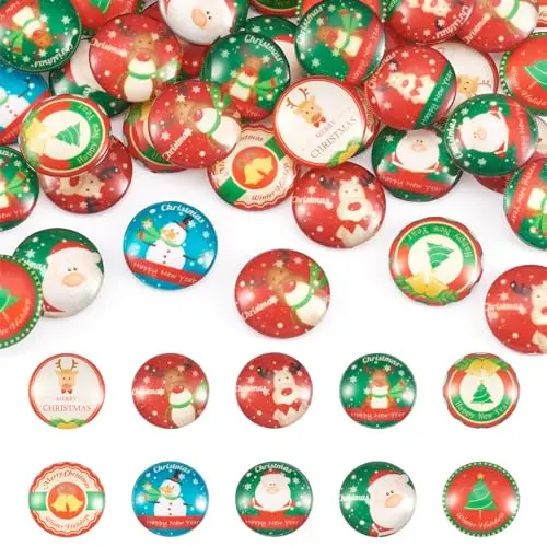 Christmas#25mm#50pcs