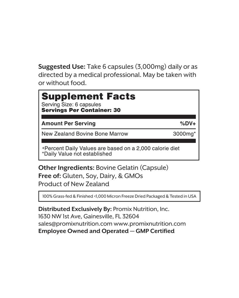 Promix Nutrition Grass-Fed Beef Bone Marrow Supplement