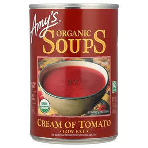 Amy's Organic Soups, Cream of Tomato, Low Fat, 14.5 oz (411 g)
