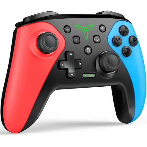 Beboncool X107 Wireless Game Controller - Game Peripherals, Gaming Items, Tech Accessories, Fits Switch/Lite/OLED Consoles, Adjustable Turbo, Vibration Feedback, 600mAh Rechargeable Battery, Wireless Design