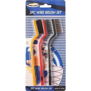 Kitchen Cleaning Brush Set, Stainless Steel & Copper Wire Brushes, Efficient Grease Removal Tool, Durable Kitchen Utensils