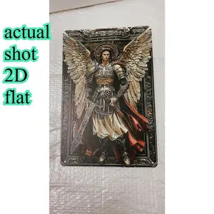 Angel Michael Aluminum Plaque, Vintage Aluminum Sign, Wall Art Decor for Home Office School Restaurant Garage Coffee Shop Bar Yard Street Wall Decor, Religious