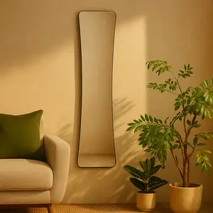 Metal Tall Abstract Room Wall Mirror