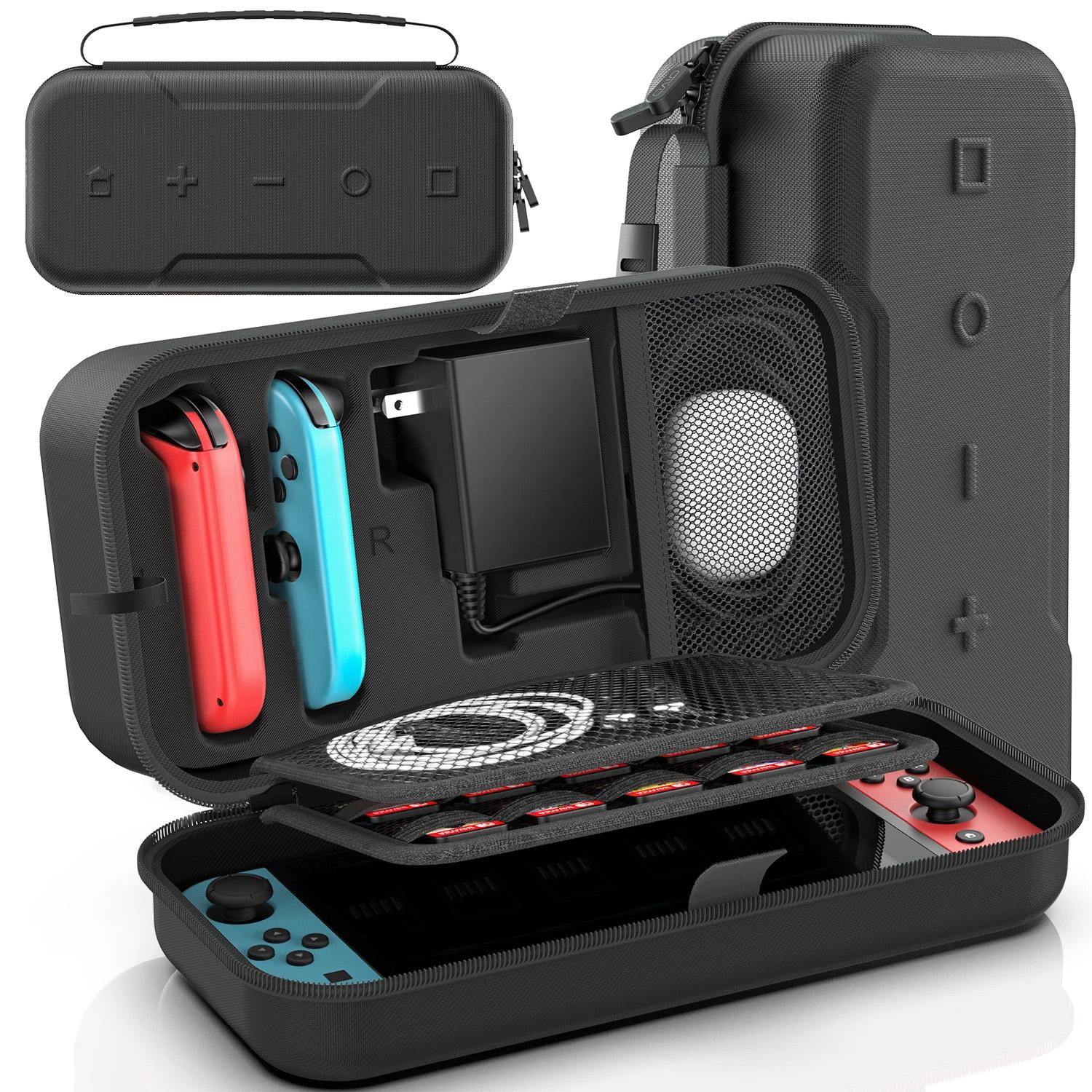 Travel-Ready Switch OLED Case | Waterproof, Anti-Scratch & Extra Storage | Game On the Go!