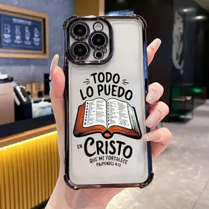 Girly Book Pattern Phone Case For iPhone 17 Air 16 Pro Max 15 14 Plus 13 12 11 Pro, Shockproof Transparent Cover Protector Casing Protector Protection