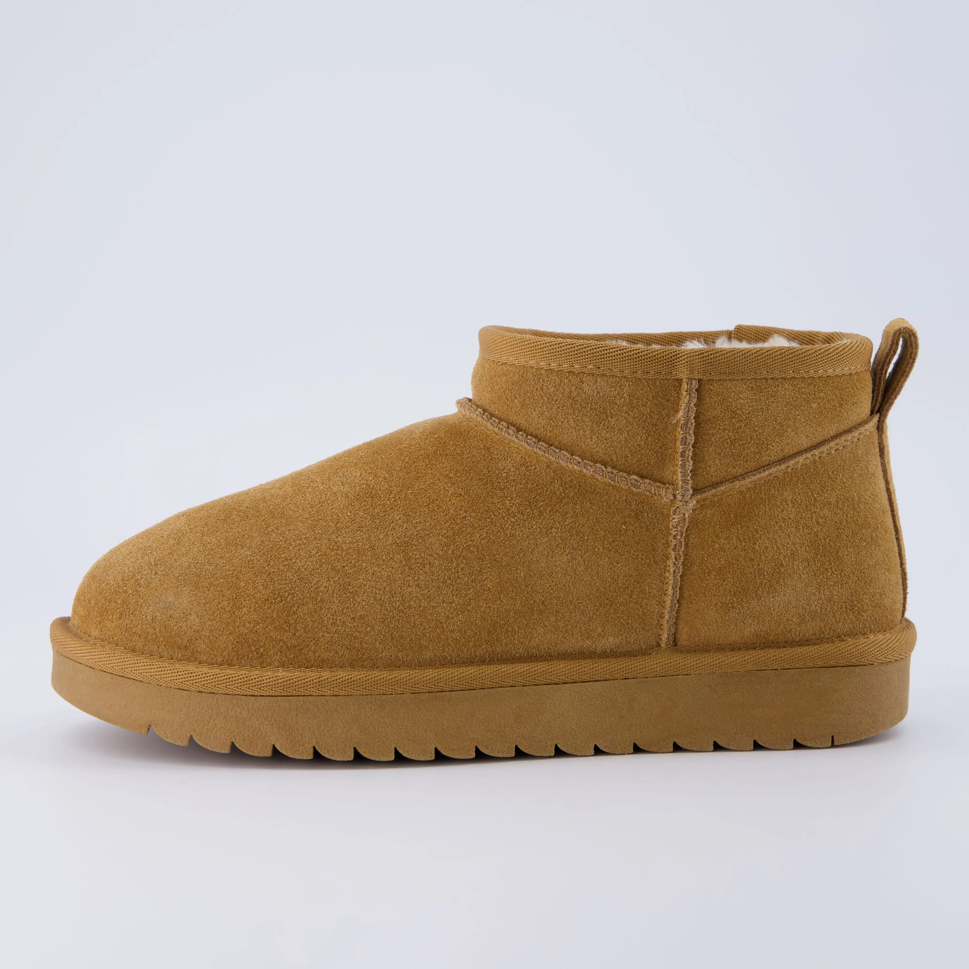 Cushionaire Women's Hip Genuine Suede Cozy Ankle Boots - Cozy & Plush Faux Fur Lining, Soft Water-Resistant Suede Boots for Women