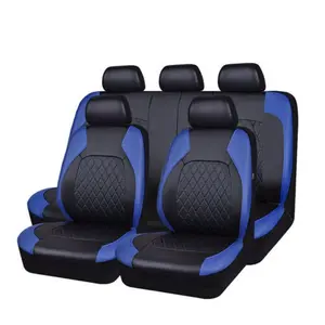Five-seater car seat covers, front and rear seat protection, interior accessories, universal fit, waterproof stain-resistant, vehicle seat protector, auto interior, four seasons, easy install, durable fabric, Car Seat Protectors