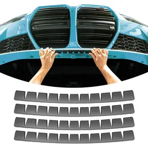 Front Bumper Scrape Guard for Cars 4 Pack, Polyurethane Front Bumper Ultra Universal Aftermarket Front Bumper Lip Splitter for Lowered Cars/SUV Anti-Scratch Bumper Scrape Guard Skid Plate