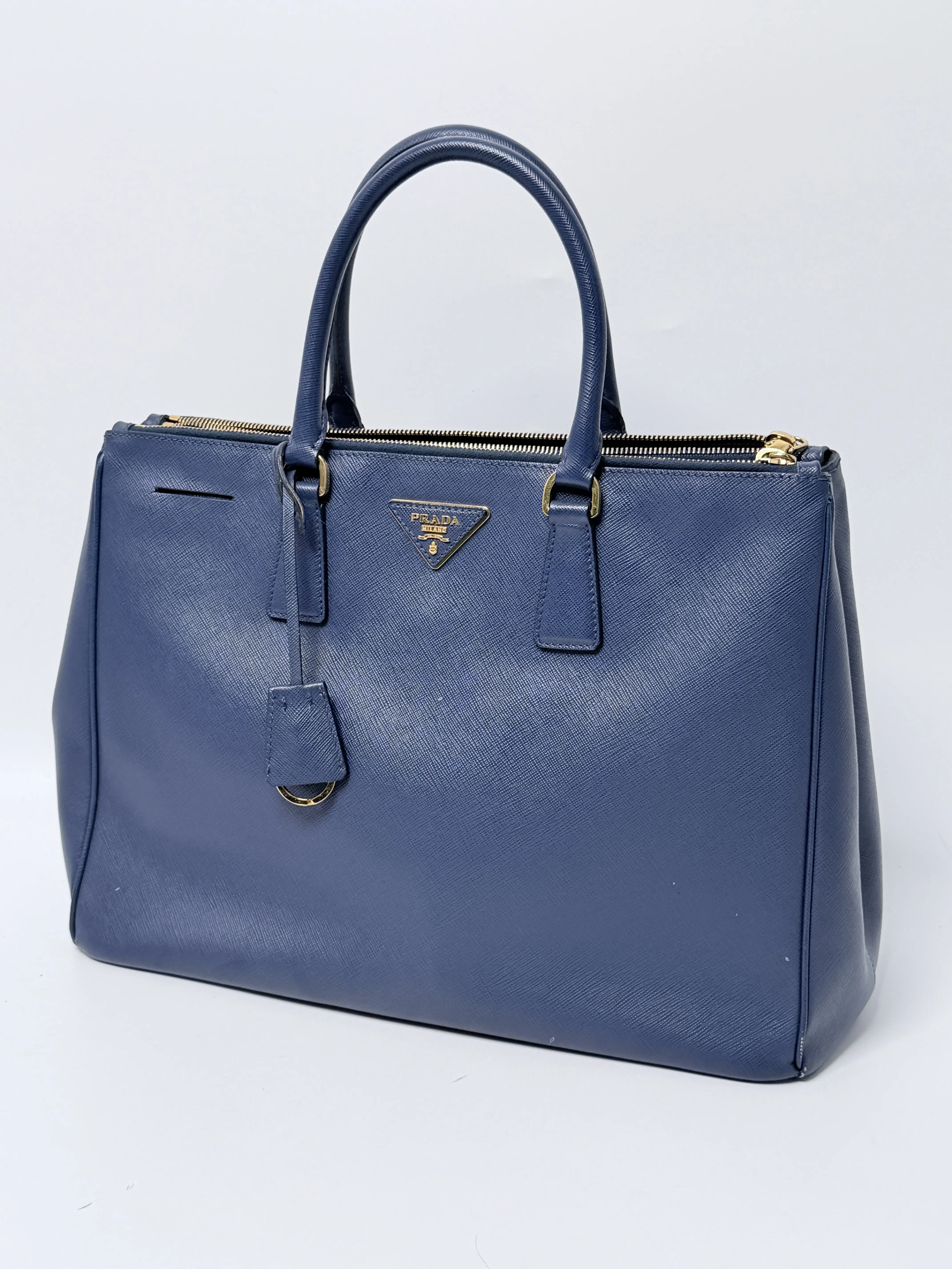 Pre-owned PRADA Leather Shoulder Bags Galleria Saffiano Lux Tote Bag Handle Shoulder Handbag JA300PR