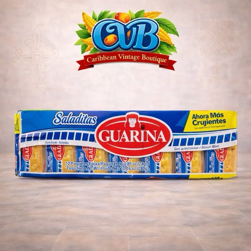 Guarina Saladitas Saltine Crackers - 12 Pack, Now More Crispy, Perfect for Snacking