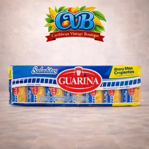 Guarina Saladitas Saltine Crackers - 12 Pack, Now More Crispy, Perfect for Snacking