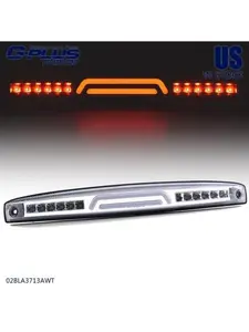 Fit For 03-2006 Dodge Ram Clear/Chrome LED Rear Center Brake Light Tailgate Lamp