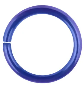 Blurple Niobium Seamless Ring