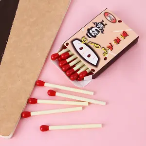 20pcs Matchstick-Shaped Ballpoint Pens, Creative Roundball Pen Set, Unique Design Writing Tools for Office & School Supplies, Artist Drawing Pen