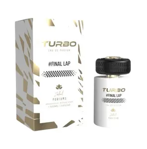 Zakat Parfums | Turbo - #Final Lap | Eau De Parfum | 100 ml - 3.4 fl oz | Unisex Fragrance | Salt - Incense & Wood Notes