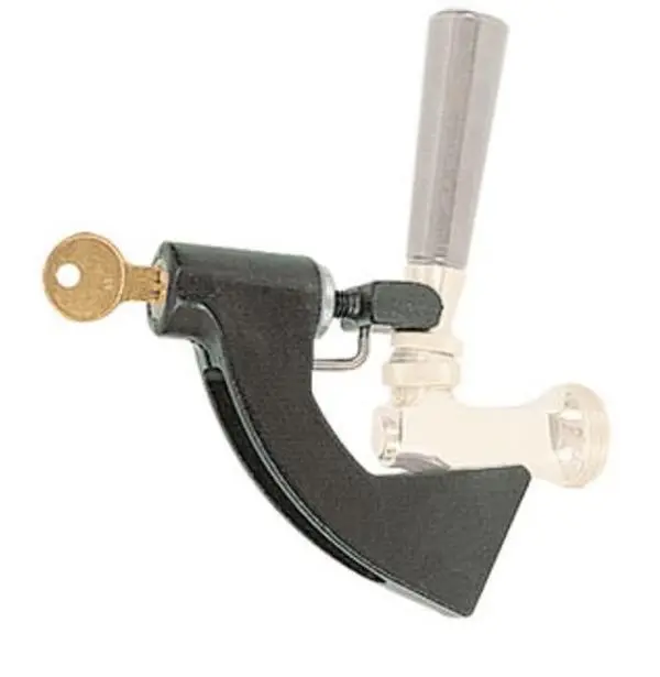 Micro Matic 23-41 Heavy-Duty Aluminum Slide-On Faucet Lock, 5/8" Spout Opening, Anti-Theft, Easy to Use, Key & Lock Same on All Models, Saves Money, All-Seasons Fit, Compatible with Standard U.S. Faucets, 5-Pack Replacement Keys