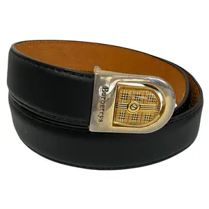 Pre-owned BURBERRY Zinc Alloy Small Leather Goods Belt