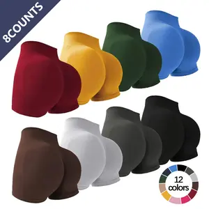 TCVC Women's High Waist Tummy Control Shorts with Hidden Scrunch Design for Butt Lifting & Skinny Fit Ideal for Cycling Gym & Everyday Wear