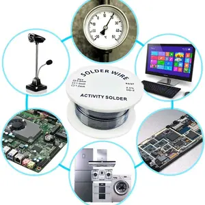 Standard Tin Wire 6337, Multiple Specifications 30g/50g/100g, 63% Tin Content, Low Melting Point, Easy Soldering, Less Smoke, Ideal for Electronics Repair