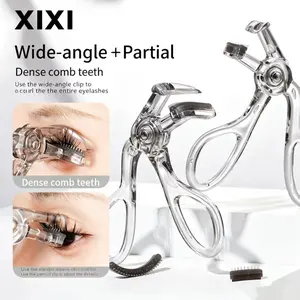 XIXI All-in-One Wide-Angle Eyelash Curler with Built-In Comb One Clip Quick Curling No Pinch Comfortable Fit for All Eye Shapes Long-Lasting Sunflower Beginner Friendly Precision Comb Teeth Design All-Day Styling Hold Without Eyelash Damage tiktokshopspri