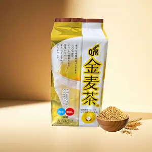 OSK Gold Barley Tea Bags Caffeine-Free Japanese Mugicha 7g x 24 Bags Imported from Japan