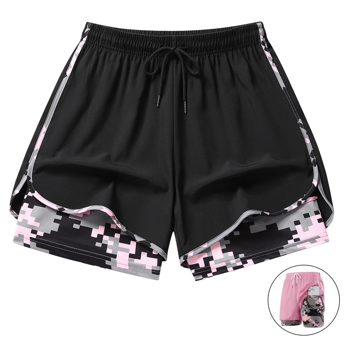 Set of 3 women’s casual athletic shorts — summer lightweight, double-layer breathable running shorts for yoga and cycling, elastic waistband, mid-thigh length,summerwins,summeroutfits,vacationoutfits,beachoutfits Set of 3 women’s casual athletic shorts — summer lightweight, double-layer breathable running shorts for yoga and cycling, elastic waistband, mid-thigh length,summerwins,summeroutfits,vacationoutfits,beachoutfits
