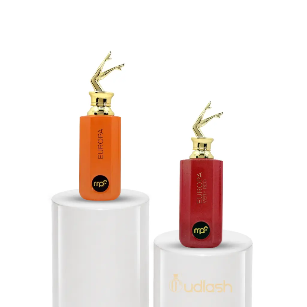 MPF | Europa + Very Red | Women's Fragrance | 100 ML 3.4 OZ | Eau De Parfum | Lychee - Bergamot & Sweet Almond