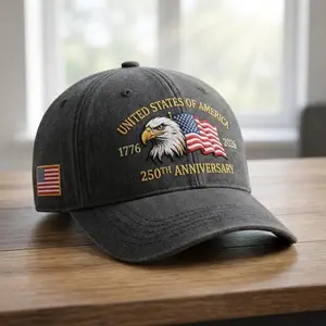 America 250th Anniversary Baseball Cap, Celebrate Our 250th Anniversary Hat, America’s Anniversary Hat, United States